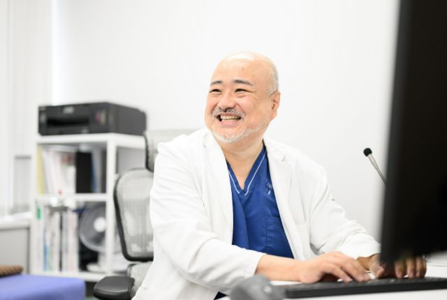 内科の診療風景